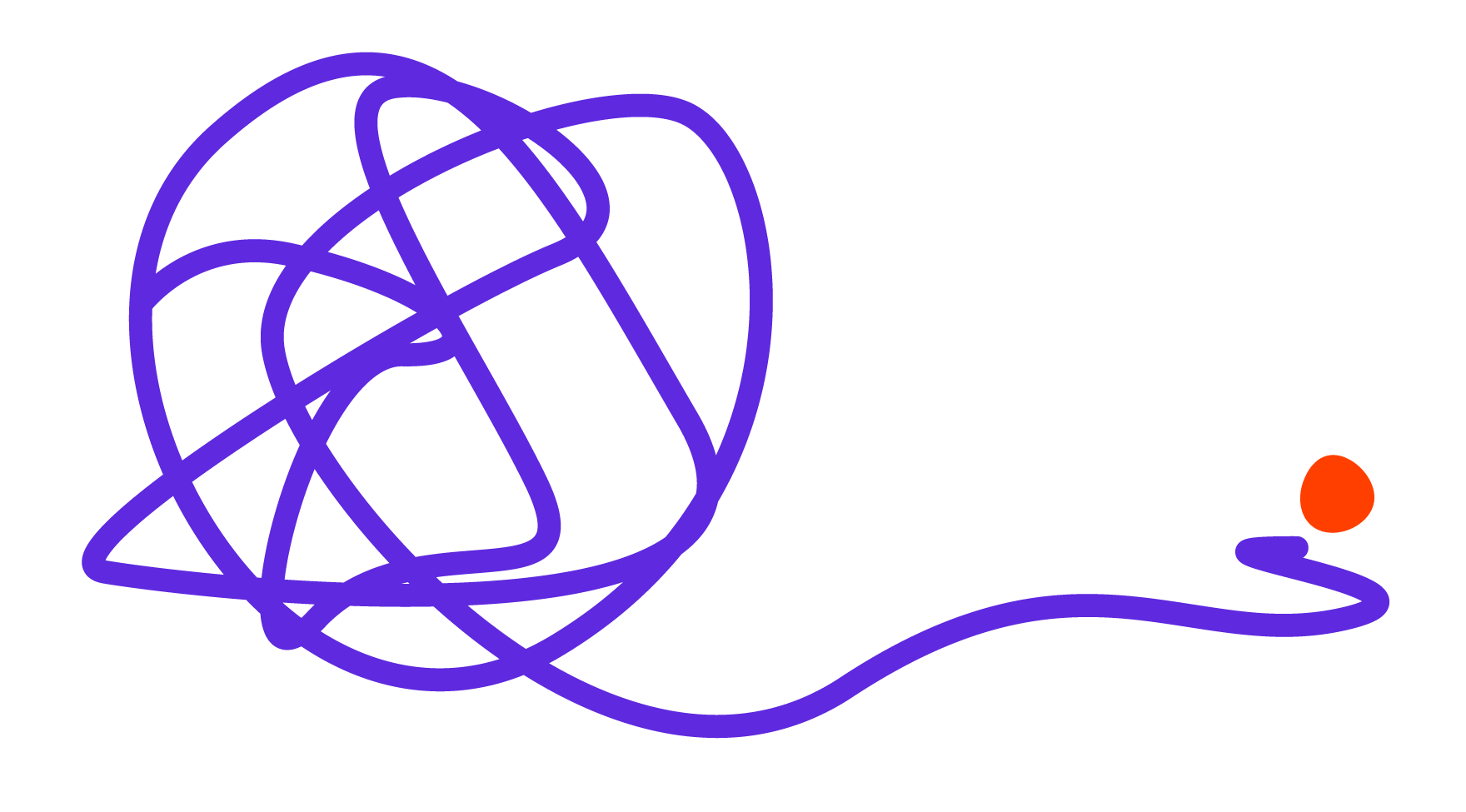 Knot knot icon signifying clarity of thought
