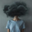 person standing with dark cloud over head symbolizing how overthinking affects you
